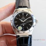 New! Swiss Replica Omega Constellation Gent's Black Dial Watches_th.jpg